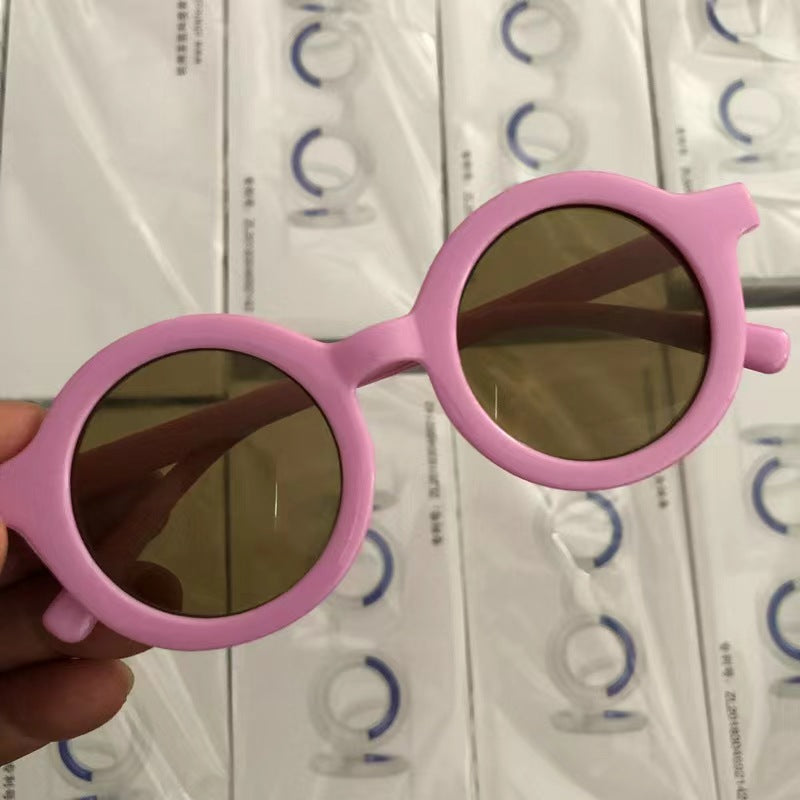 Wholesale New Round Retro Danish Children's Sunglasses